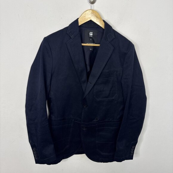 G Star Raw Men S 38 Black Blazer Sports Coat - Picture 1 of 8